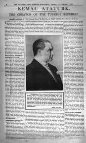 Atatürk’ün The Times Röportajı