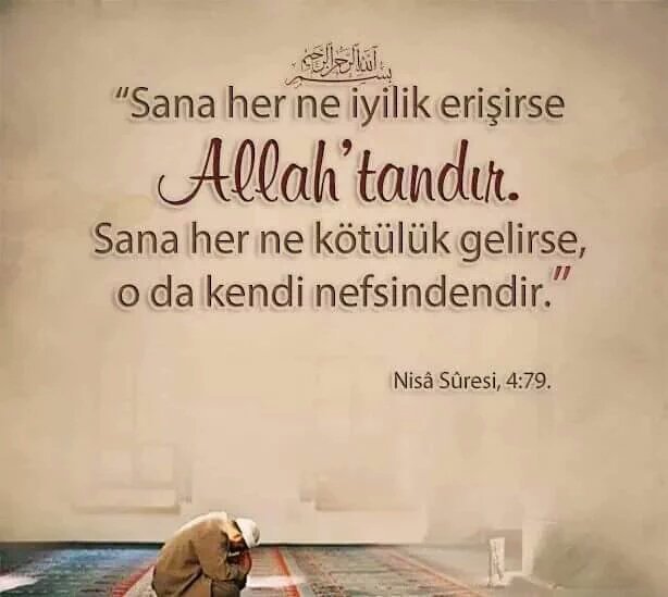 İyiliğin Allah’tan Olduğu